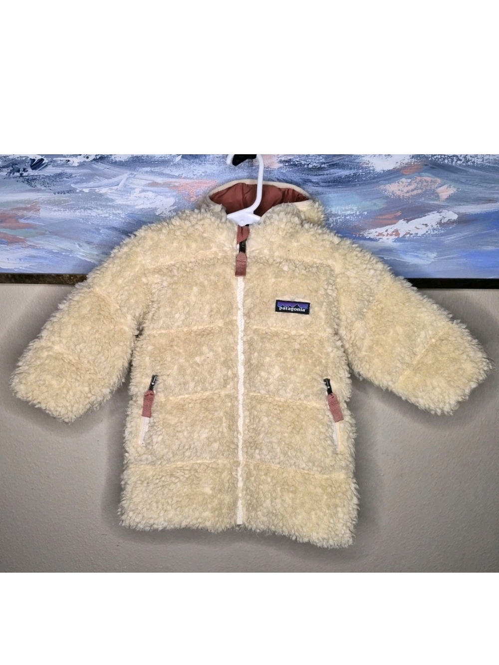 Patagonia Baby Hi-Loft Hooded Down Fleece Jacket